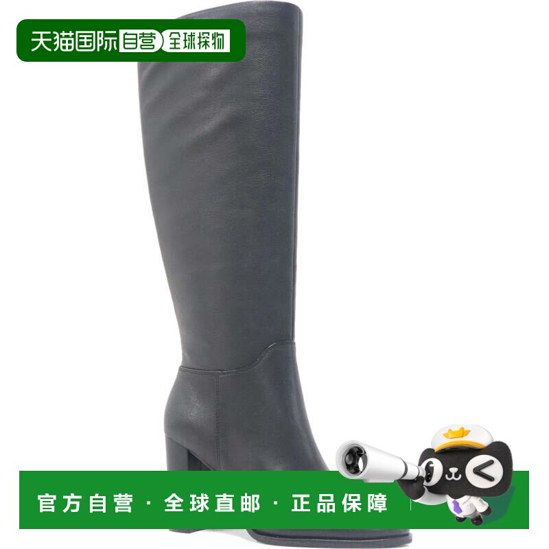 自营Kenneth Cole Lowell Boots Women's Black Leather Block He图片