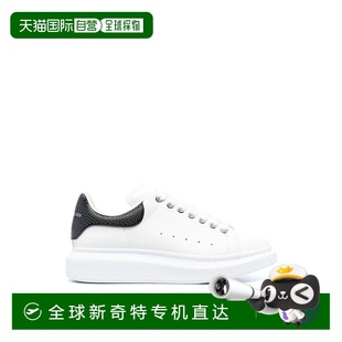 Alexander 美国奥莱 McQueen大号皮革男式 白色 直 运动鞋 自营