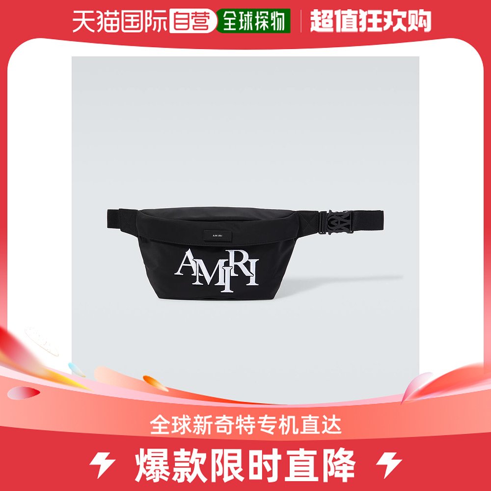 香港直邮潮奢 AMIRI男士Staggered embroidered belt bag斜挎包-封面