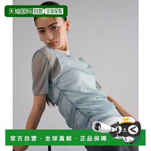 1h可退 日本直邮UNITED TOKYO女装夏日半袖层叠设计感宽松短tee 1