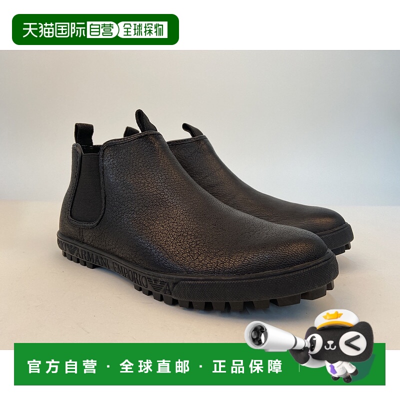 香港直邮EMPORIO ARMANI 24FW 徽标靴子 Men