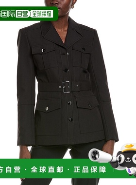 自营 TOCCIN Charlie Safari 系带西装外套 - 黑色 美国奥莱直发