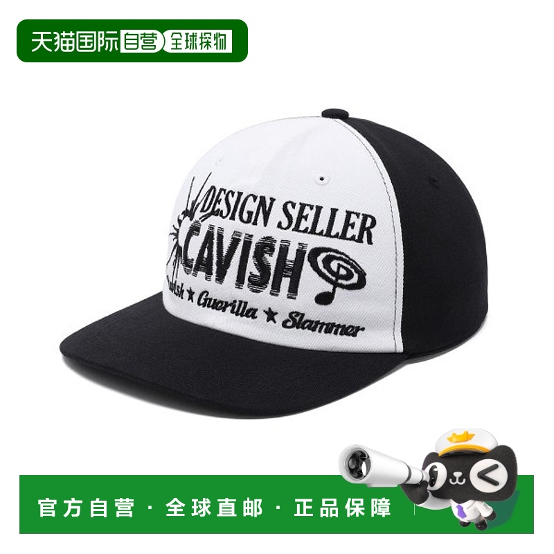 韩国直邮CAVISH 男士帽子CV2DFUAB21ABK CLEF BALL CAP BLACK(CV2