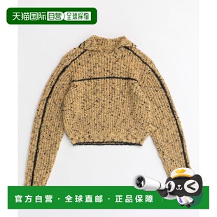 1h可退 日本直邮MAISON SPECIAL 尼普纱连结针织上衣高领