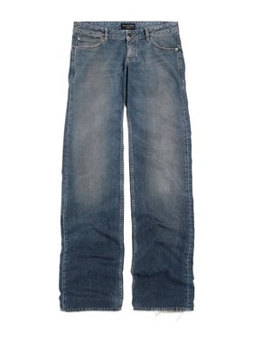 BALENCIAGA 女士牛仔裤 833430TSW714011 SS2025 蓝色