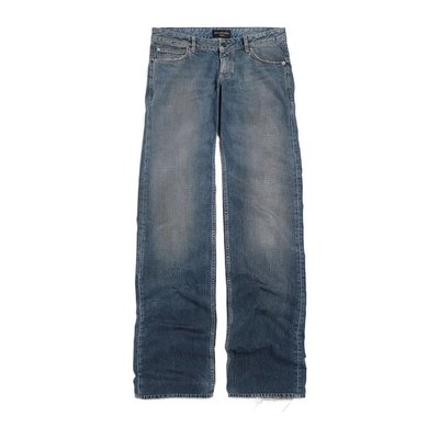 BALENCIAGA 女士牛仔裤 833430TSW714011 SS2025 蓝色
