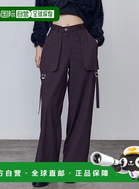 1h可退 日本直邮EMODA 女士今季风宽松阔腿裤 两侧抽绳设计 04255