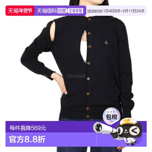 韩国直邮Vivienne Westwood 2023春夏系列破洞开衫全棉满色ORB刺