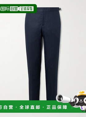 香港直邮Orlebar Brown 男士 Griffon 锥形亚麻裤子 280105NIGHTI