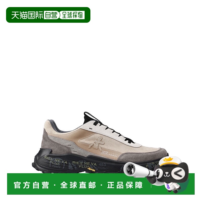 1h可退 香港直邮premiata 男士 DEVIN 绒面革光滑皮质运动鞋 DEVI