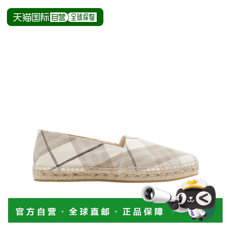 香港直邮BURBERRY 女士休闲鞋 81061051 SS2025 花色 Check Mews