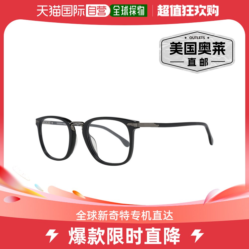 lozzazza  Unisex Optical  Frames - black 【美国奥莱】直发 ZIPPO/瑞士军刀/眼镜 太阳眼镜 原图主图