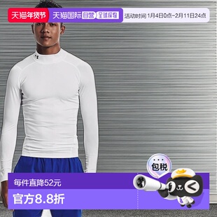 【日本直邮】UNDER ARMOUR安德玛 运动打底衫 半高领长袖修身