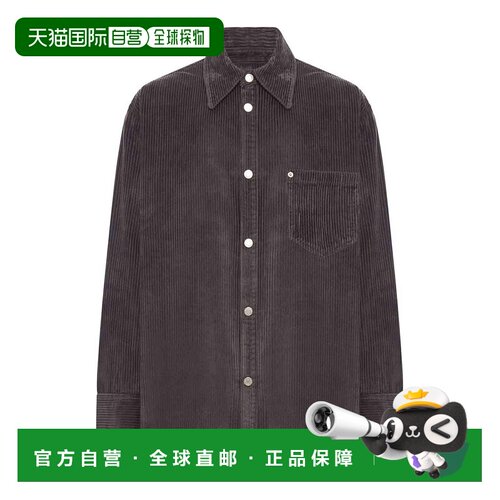1h可退 香港直邮Ami Paris 男士衬衫 USH793CO0131020 AW2025 灰