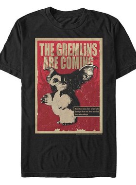 Fifth Sun|男士 Gremlins 1 Poster Gizmo 短袖 T 恤