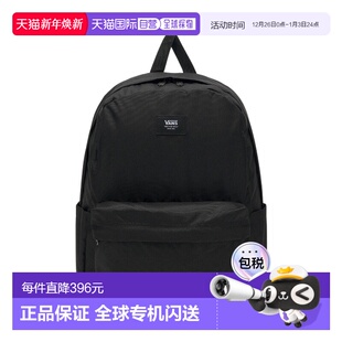 BACKPACK 韩国直邮VANS SKOOL OLD BLACK 公用背包VN000H4WBLK1