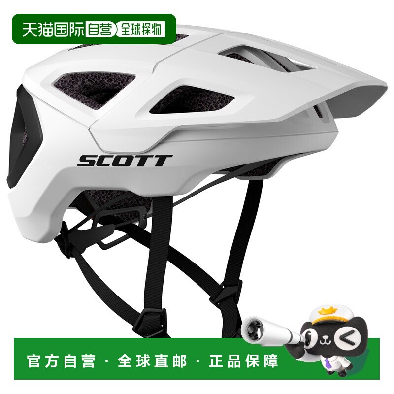 欧洲直邮SCOTT 户外头盔 8511381WHITEBLACK CO 白色