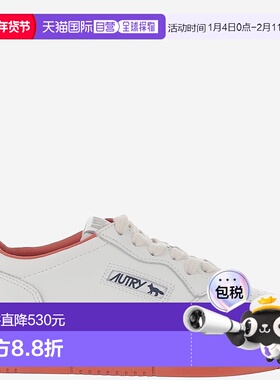 香港直邮AUTRY 女士运动鞋 AULWMK02WHTRED AW2025 红色 MEDALIST