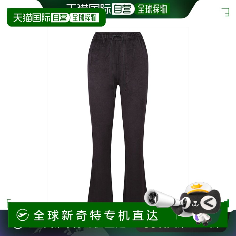 香港直邮MONCLER 女士休闲裤 2A00025595KC780 AW2021 黑色 Velve