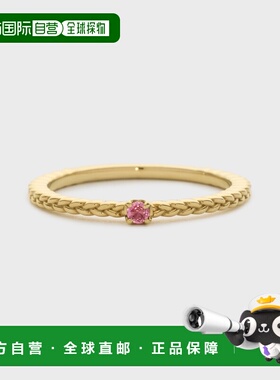 1h可退 日本直邮NOJESS 女士金色托尔玛琳细线编织戒指 302511110