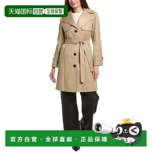 Spiga brown Belted Coat 美国奥莱直发风衣 Trench 自营Via