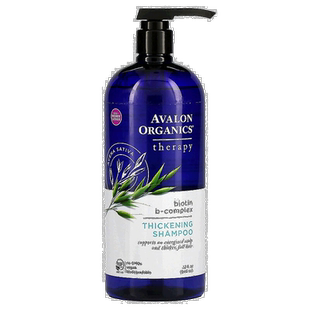 香港直邮Avalon Organics洗发水丰盈蓬松持久柔顺轻盈946ml正品