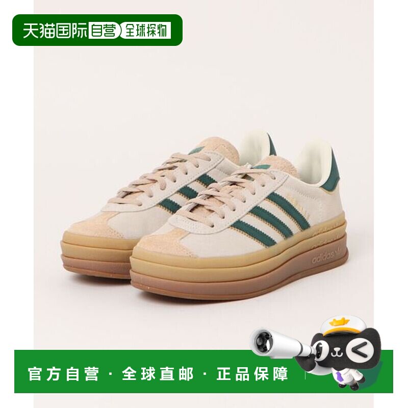 日本直邮adidas originals GAZELLE BOLD W 牛剖层革绒面革 防滑图片