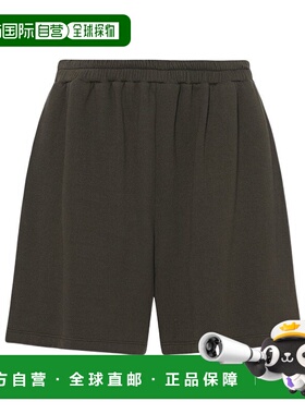 香港直邮THE ROW 女士短裤 8926K628WSP AW2025 军绿色 Gana 棉质
