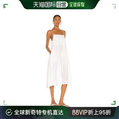 香港直邮潮奢 enza costa 女士 棉质层叠连衣裙 MDL5248
