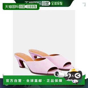 香港直邮Chloe 绒面革凉拖 蔻依 Oli 000767 女士 1h可退