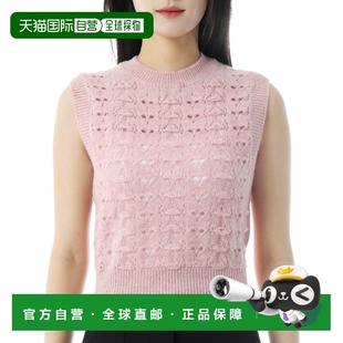 柔粉色 韩国直邮Cecilie 复古蕾丝针织背心 BRISA 3.25K Bahnsen