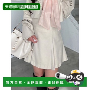 1h可退 日本直邮MERCURYDUO 女士 高腰后拉链迷你裙裤 0026208005