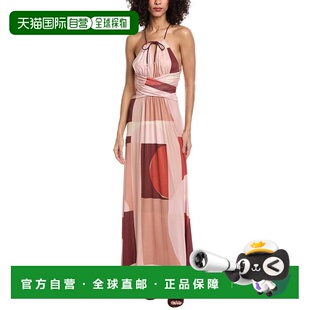 自营ba&sh Robe Moas Dress - red 美国奥莱直发