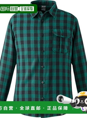 日本直邮MILLET 保暖格纹衬衫 长袖 M 码 男士户外上衣 MIV03136-