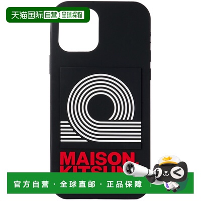 1h可退 香港直邮潮奢 MAISON KITSUNE 女士 黑色 Anthony Burrill