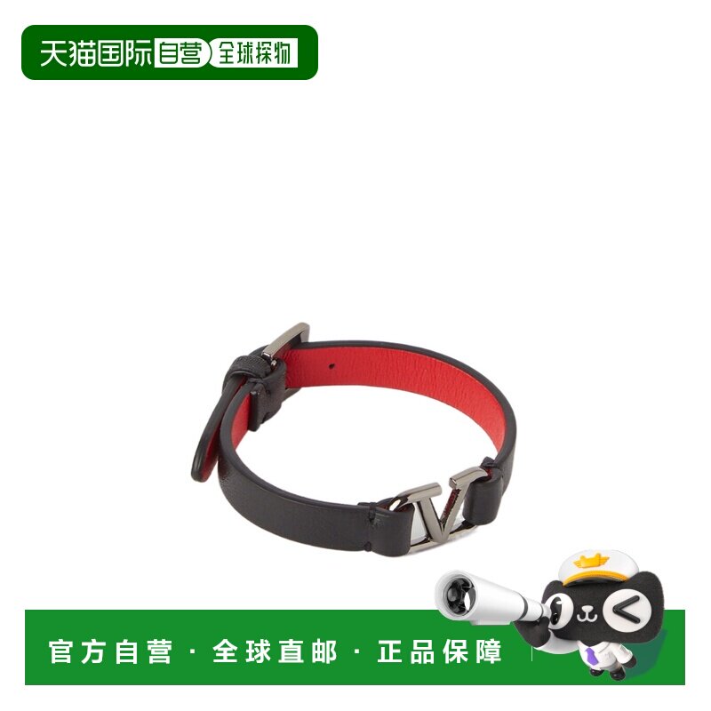 香港直邮VALENTINO 男士手链手镯 WY2J0M67TCZ0SM CO 黑色 黑色徽