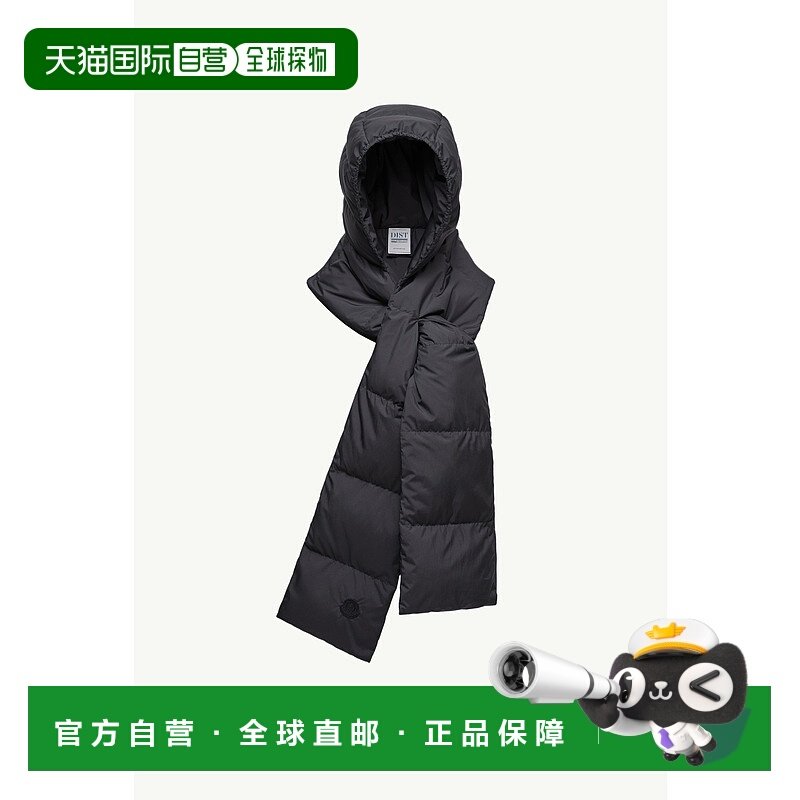 欧洲直邮MONCLER（2025 年产品）连帽羽绒围巾