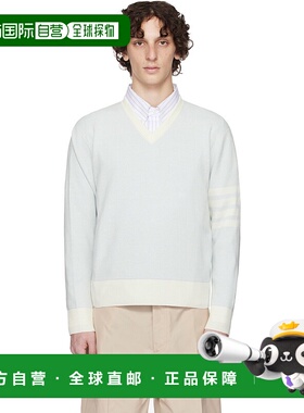 香港直邮潮奢 Thom Browne 汤姆 布朗 男士 蓝色 Textured Stripe