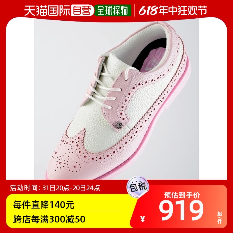 韩国直邮G/Fore高尔夫运动球鞋女款粉色系带时尚休闲g4la23ef11