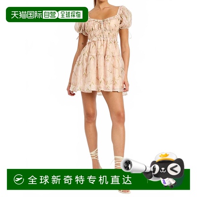 自营 en saison金伯利迷你连衣裙在哈密瓜多哈密瓜多 美国奥莱直