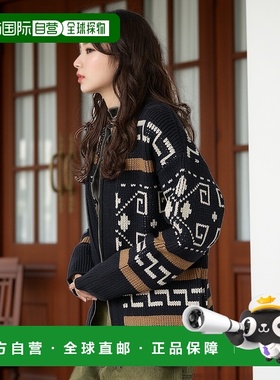 1h可退 日本直邮PENDLETON 男女同款 总花纹理 秋冬加厚针织开衫