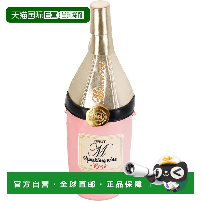 【日本直邮】Marushin 单肩包 YUP 起泡酒大瓶设计 合成革 贴布 0