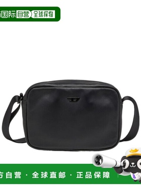 香港直邮DIESEL 男士单肩包 X10242P2809T8013 AW2025 黑色 Rave