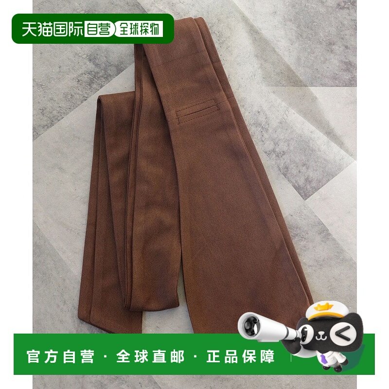 日本直邮florge 绒面革风格腰饰缎带腰带 [FL8218EW08251]