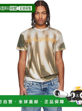 香港直邮Diesel 迪赛 男士 灰色 & 卡其色 T-Norm-Show T 恤 A212