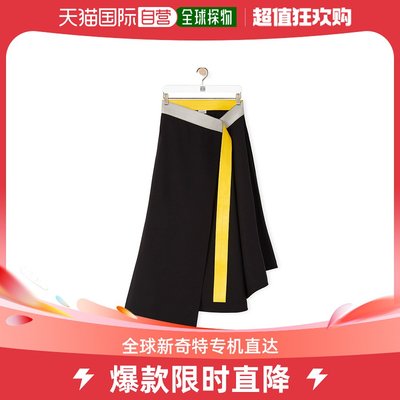 香港直邮潮奢 LOEWE 罗意威 女士包裹中长半身裙