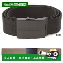 日本直邮Mammut 男士徽标腰带户外远足攀岩 Mammut 1192-00141