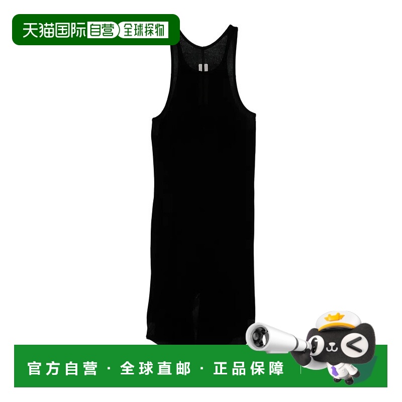 香港直邮RICK OWENS 男士背心 RU01F2150RC09 SS2026 黑色 圆领背