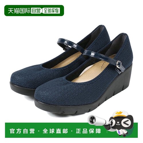 日本直邮FIRST CONTACT高跟鞋绑带坡跟鞋女士39605时尚休闲潮流