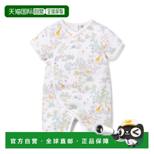 自营Janie and Jack Baby Toile Wrap Romper - multi 美国奥莱直